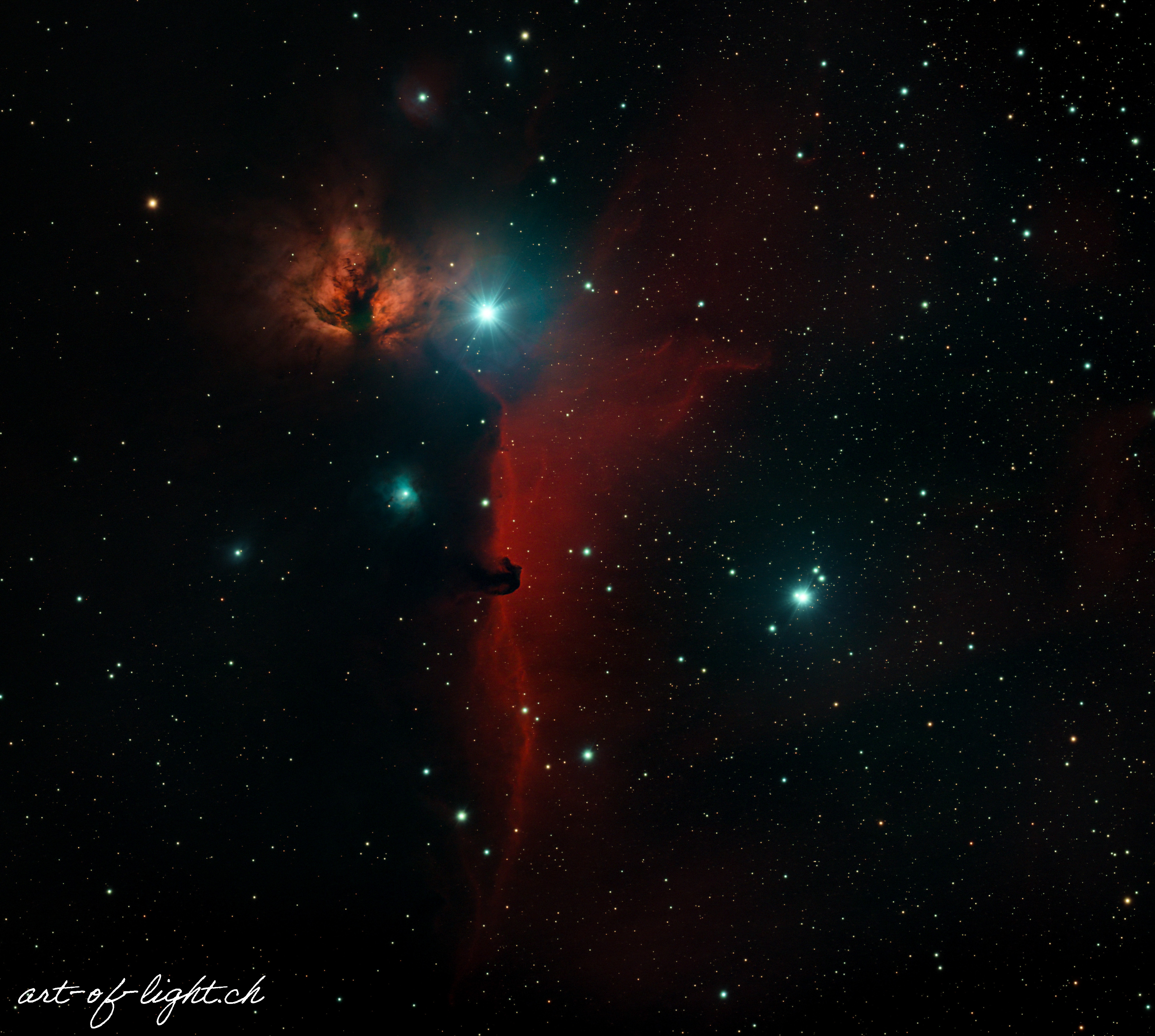 Horsehead Nebula long exposure