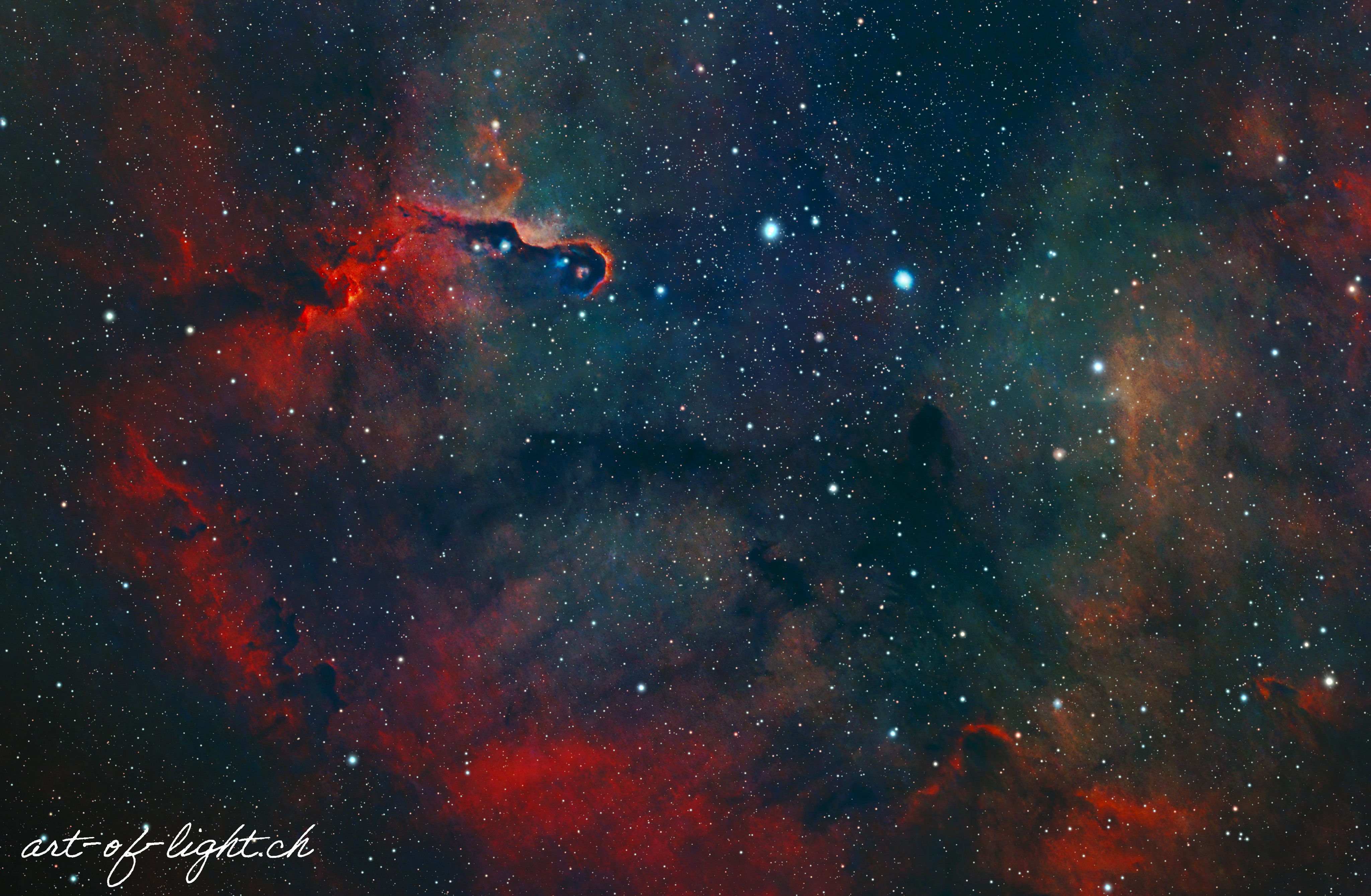 IC1396 Elephant Trunk enlarged