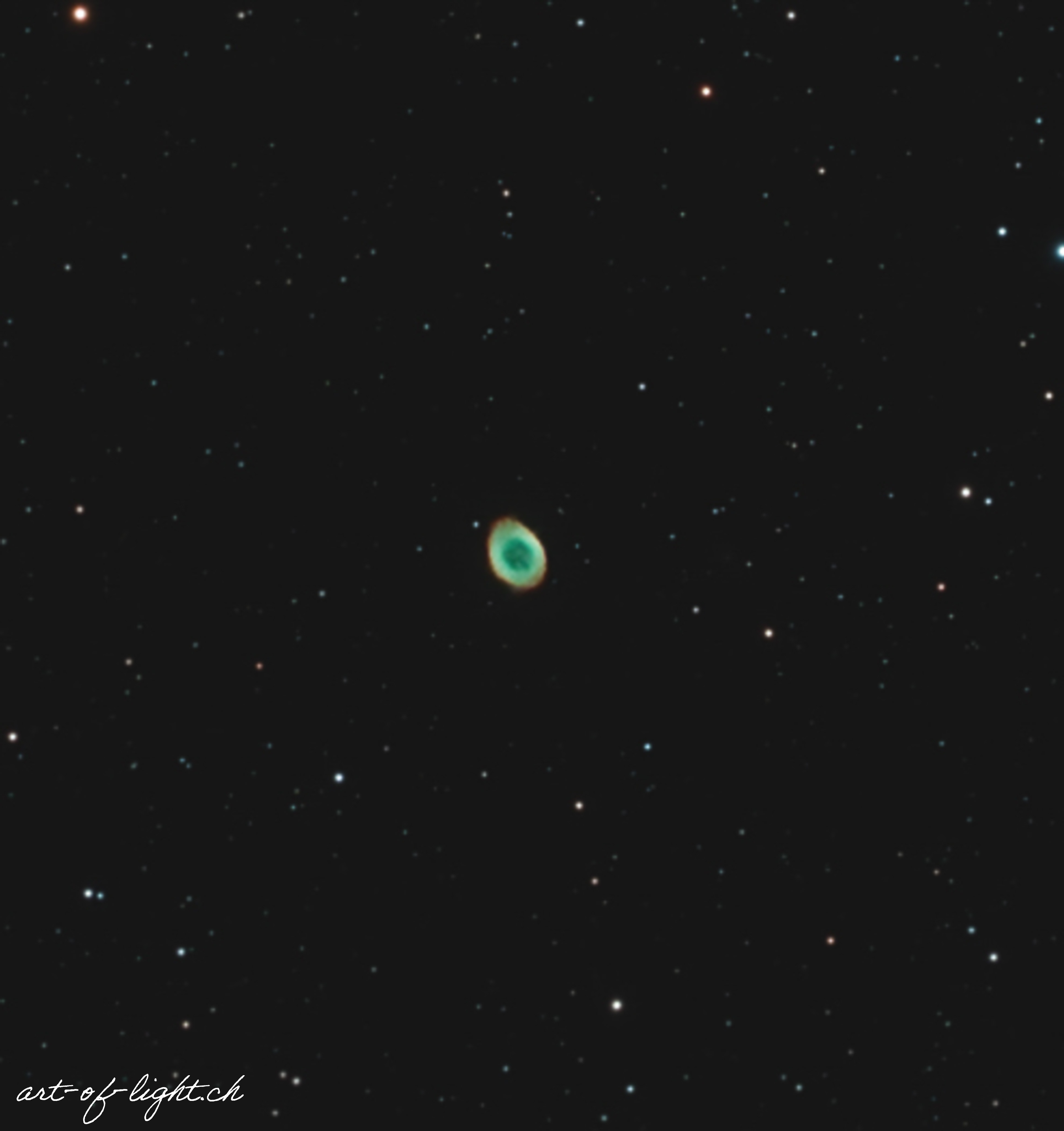 M57 enlarged